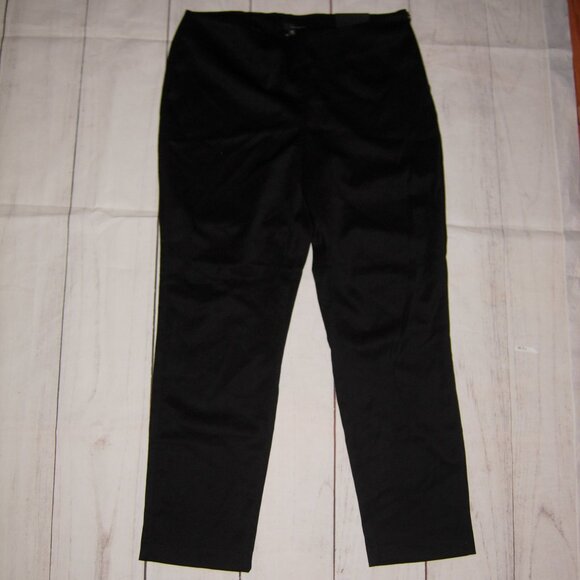 Harve Benard Pants - harve benard Black Classic Side Zip Ankle Pants 12